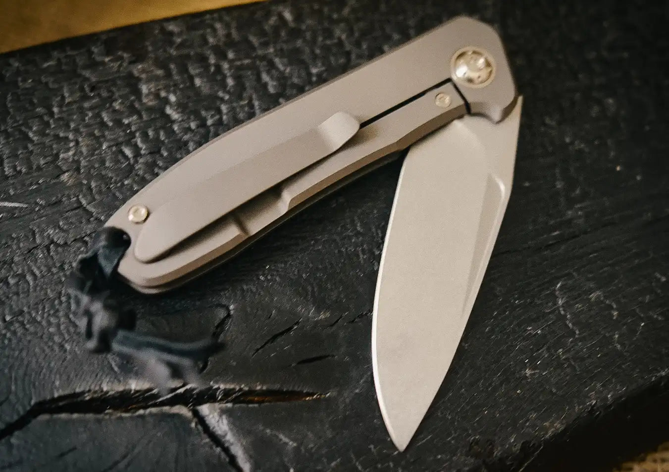 Arno Bernard Knives iMamba Solid Titanium (Flipper, Kugellager, Fuller, Stonewash)