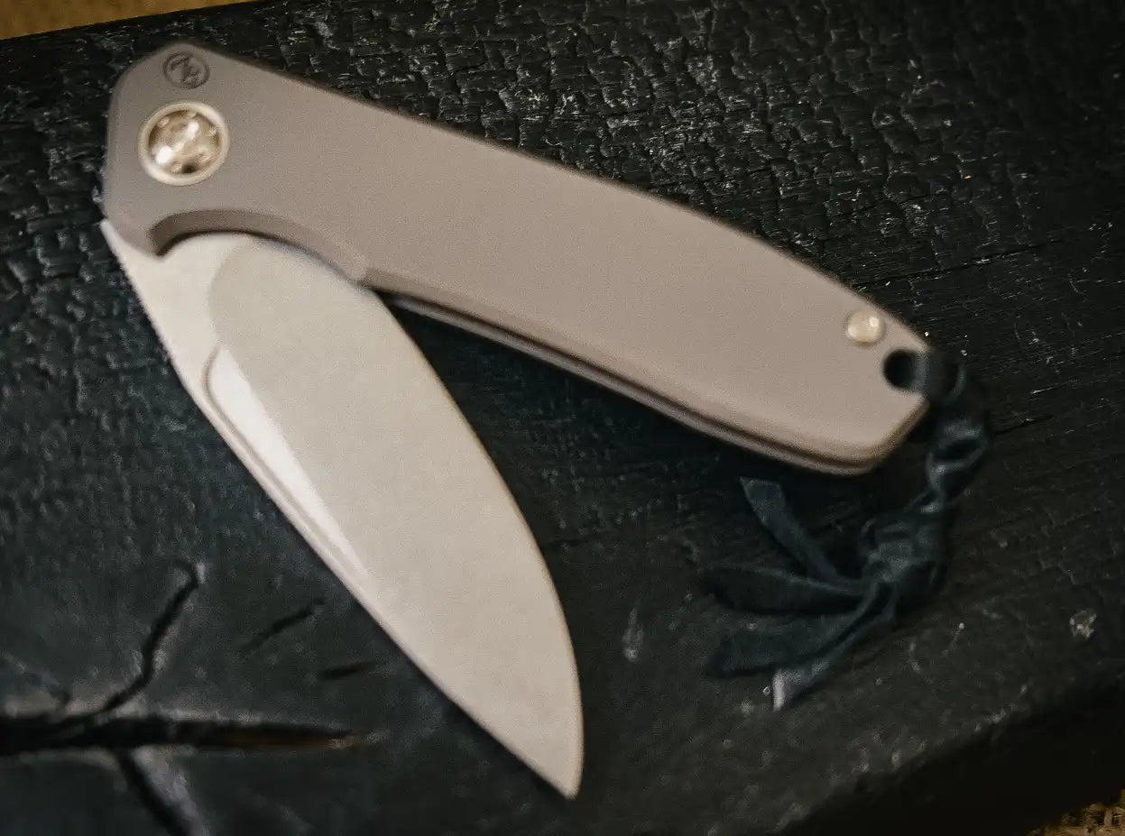 Arno Bernard Knives iMamba Solid Titanium (Flipper, Kugellager, Fuller, Stonewash)