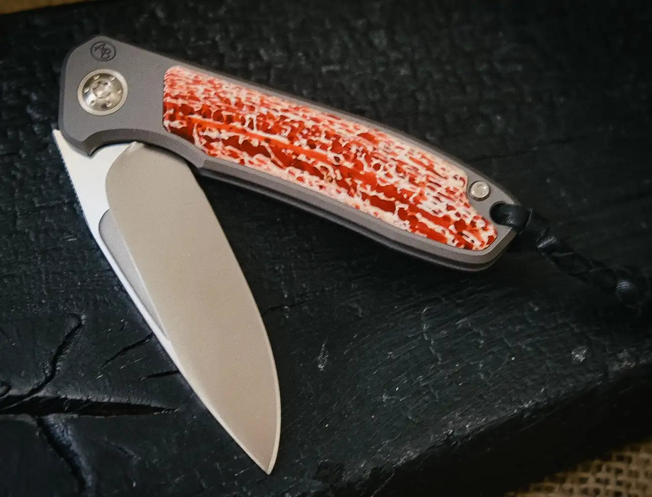 Arno Bernard Knives iMamba Kudu rot (Flipper, Kugellager, Fuller, Spiegelpoliert)