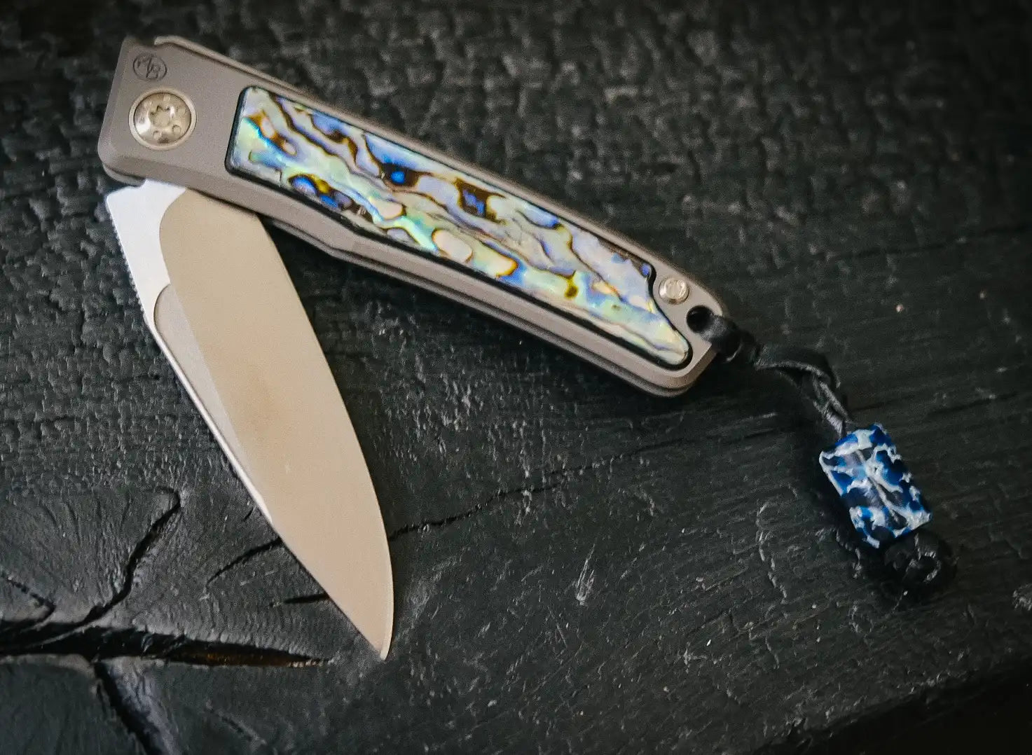 Arno Bernard Knives Rinkhals Abalone (Fuller, Mirror Polished)