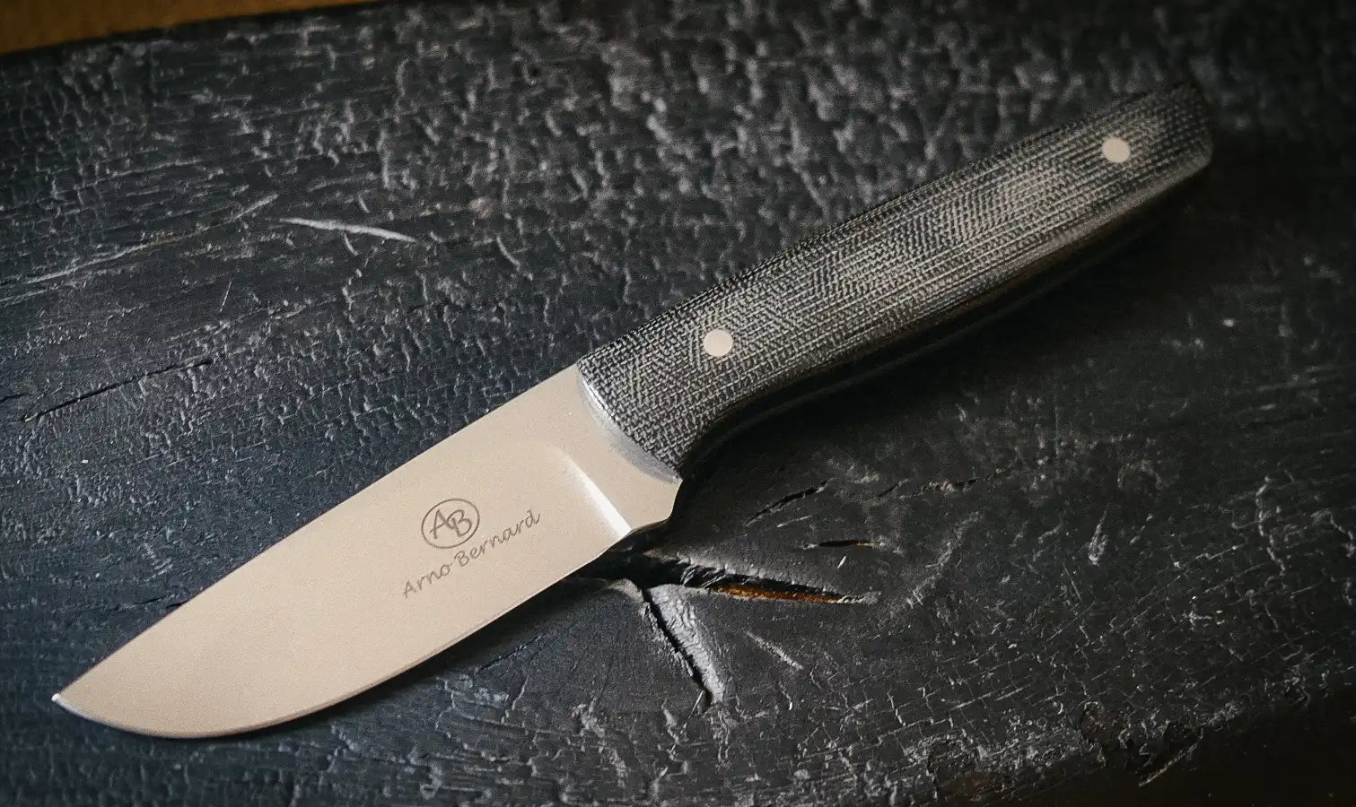 Arno Bernard Knives Wildebeest Burlap Canvas black