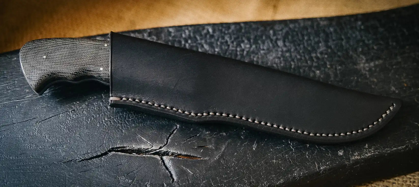 Arno Bernard Knives Hippo Burlap Canvas black