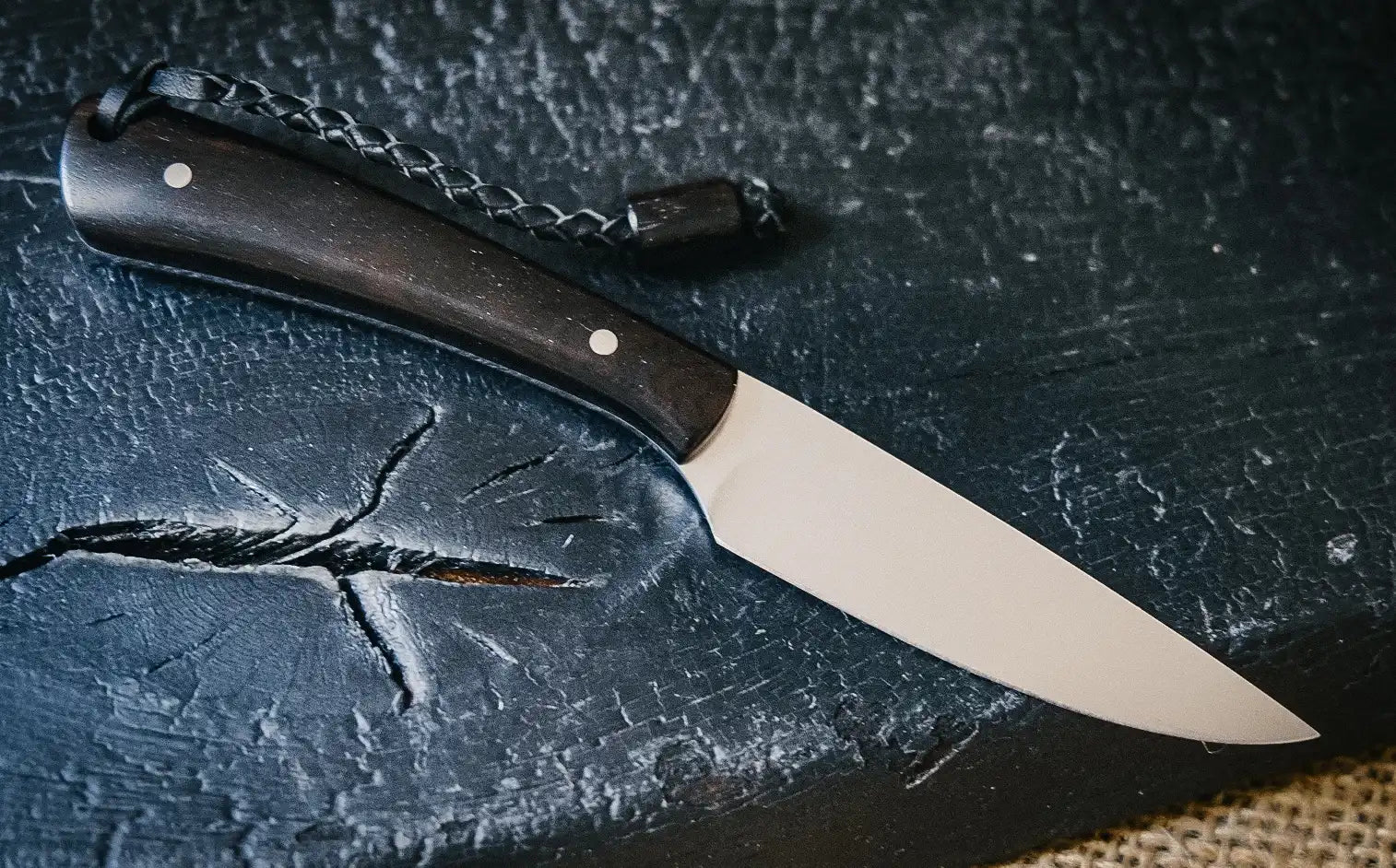 Arno Bernard Knives Fin & Fur African Blackwood