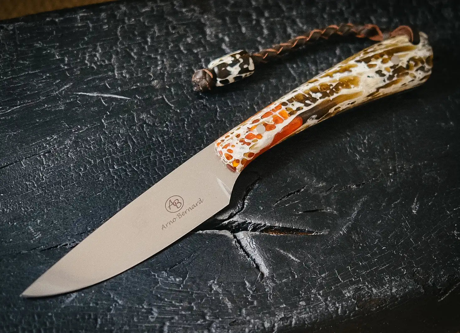 Arno Bernard Knives Fin & Fur Kudu orange/braun