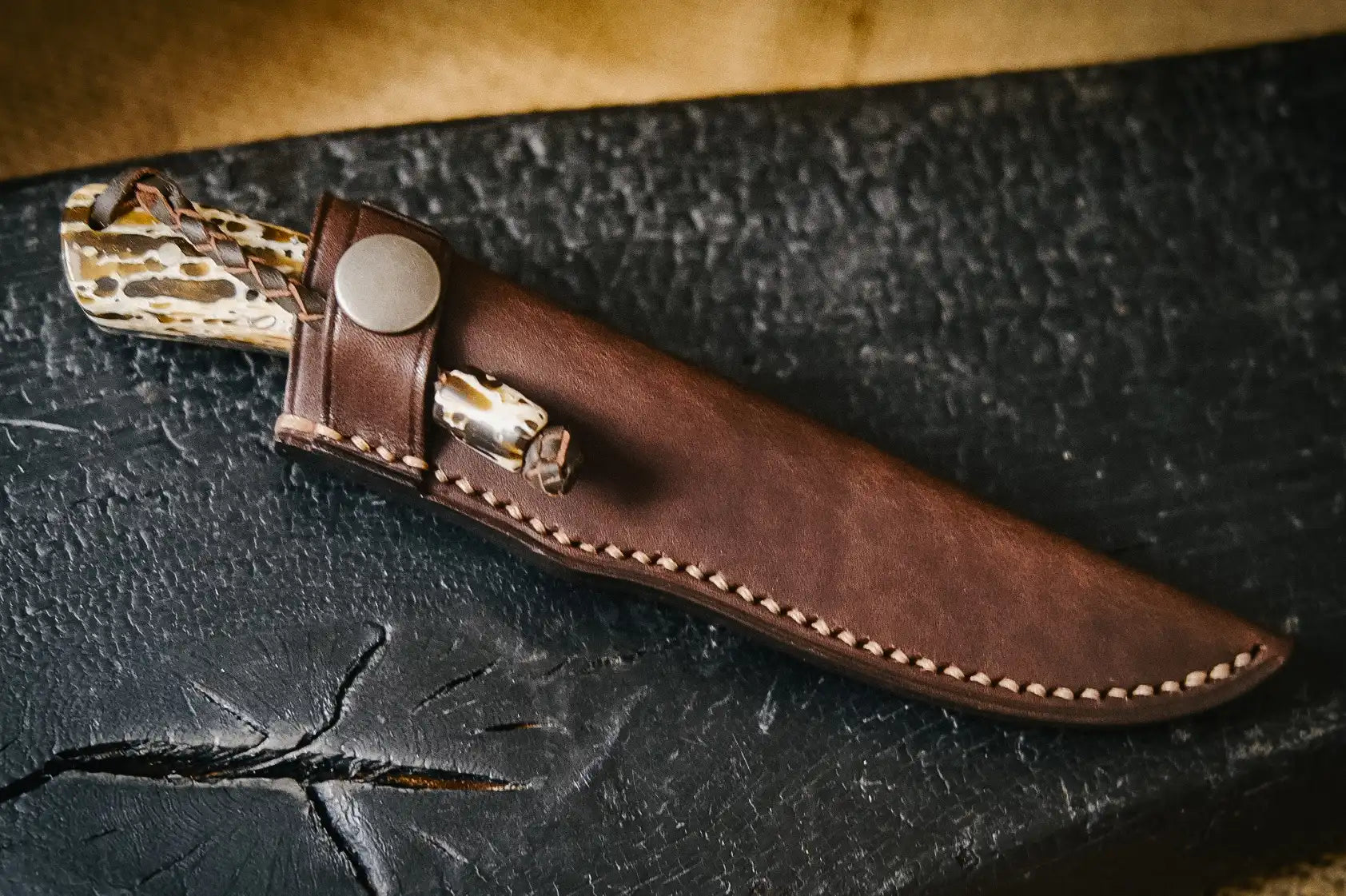 Arno Bernard Knives Fin & Fur Kudu orange/braun