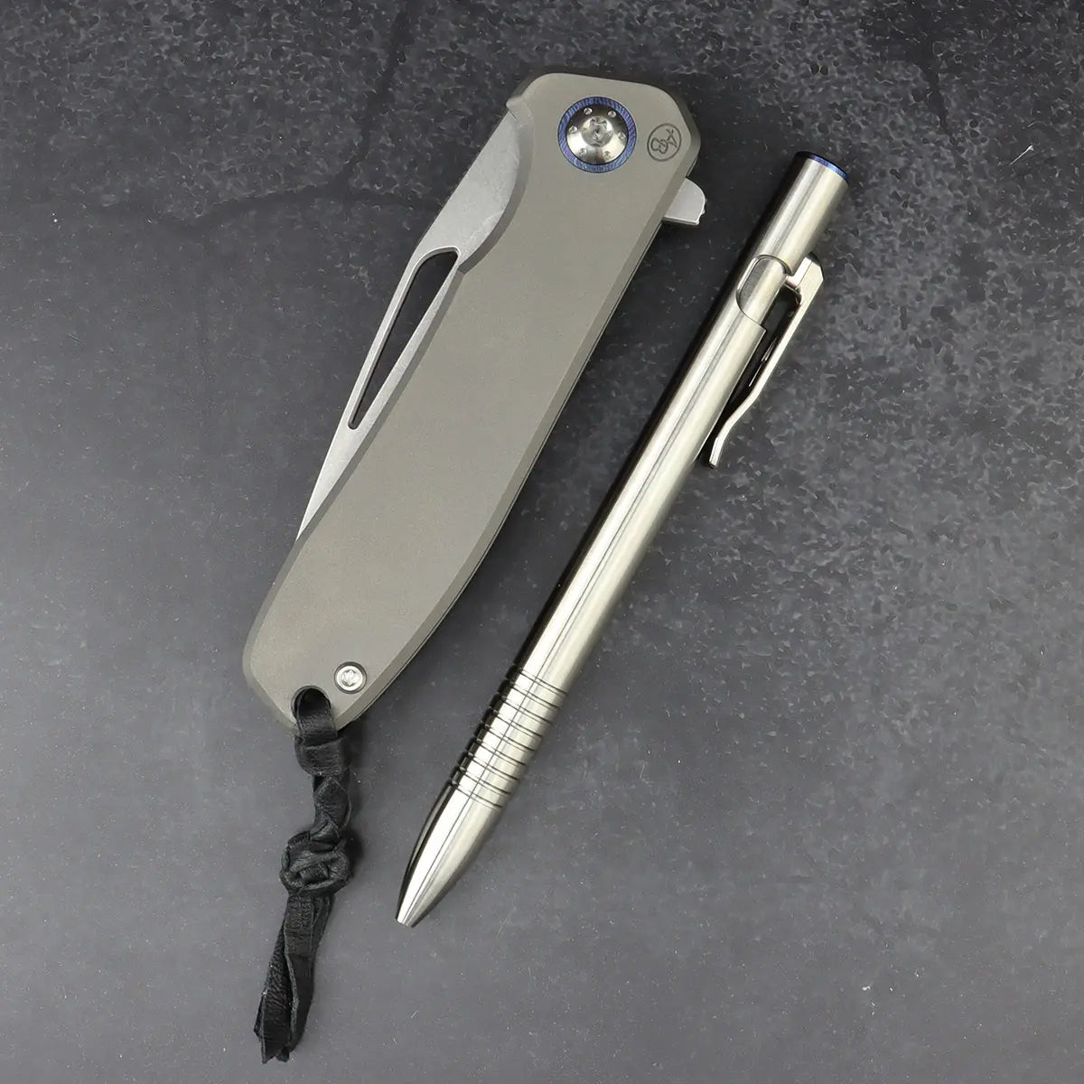 Arno Bernard Knives Special Edition Timascus iMamba and ASSEGAI