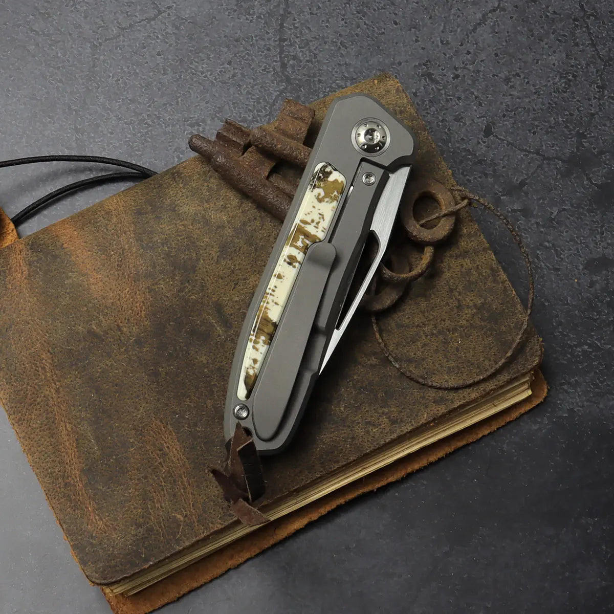 Arno Bernard Knives iMamba Folder Dyed Warthog