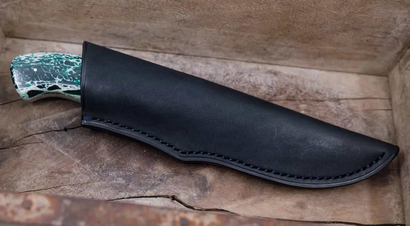 Arno Bernard Knives Zebra mit Kudu-Knochen