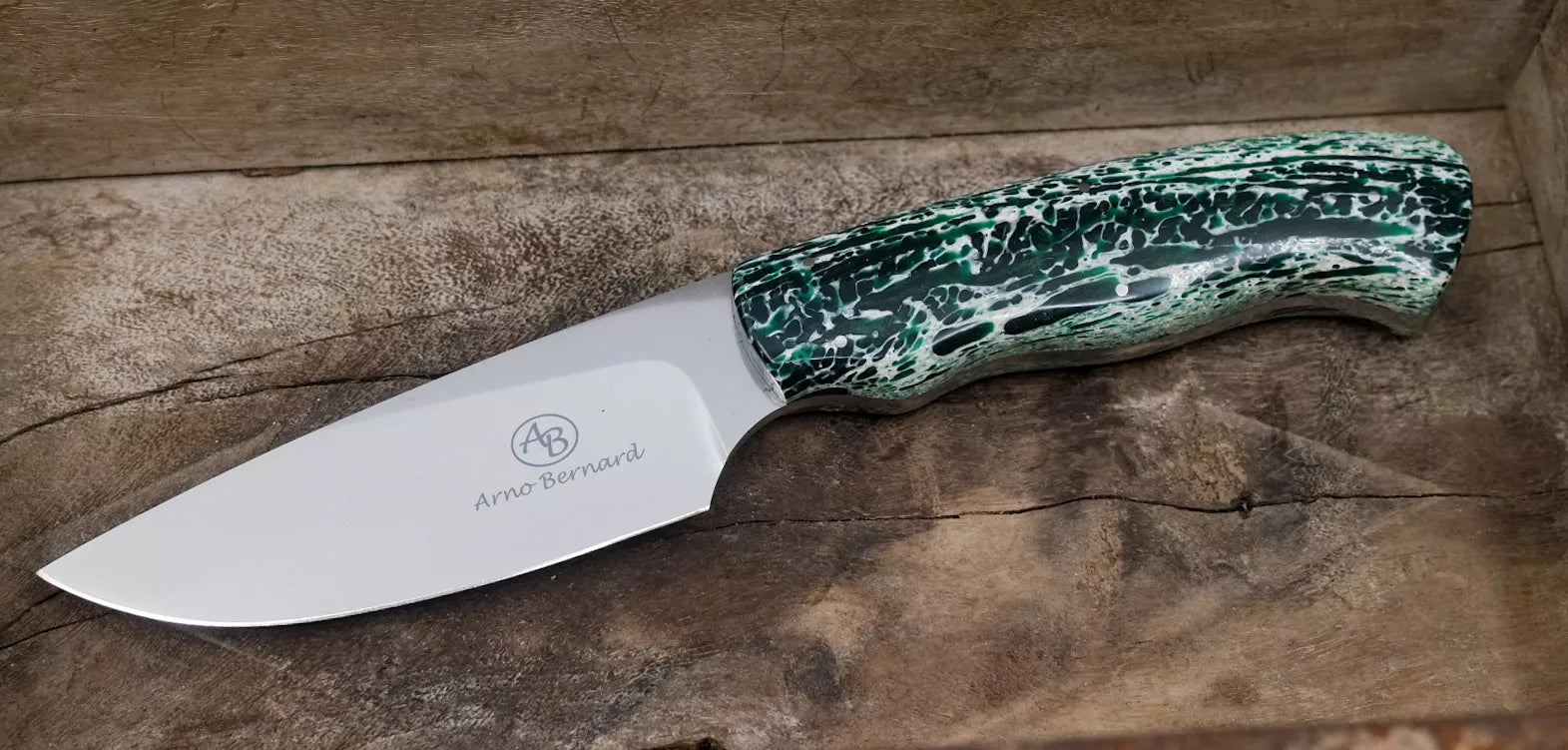 Arno Bernard Knives Zebra mit Kudu-Knochen