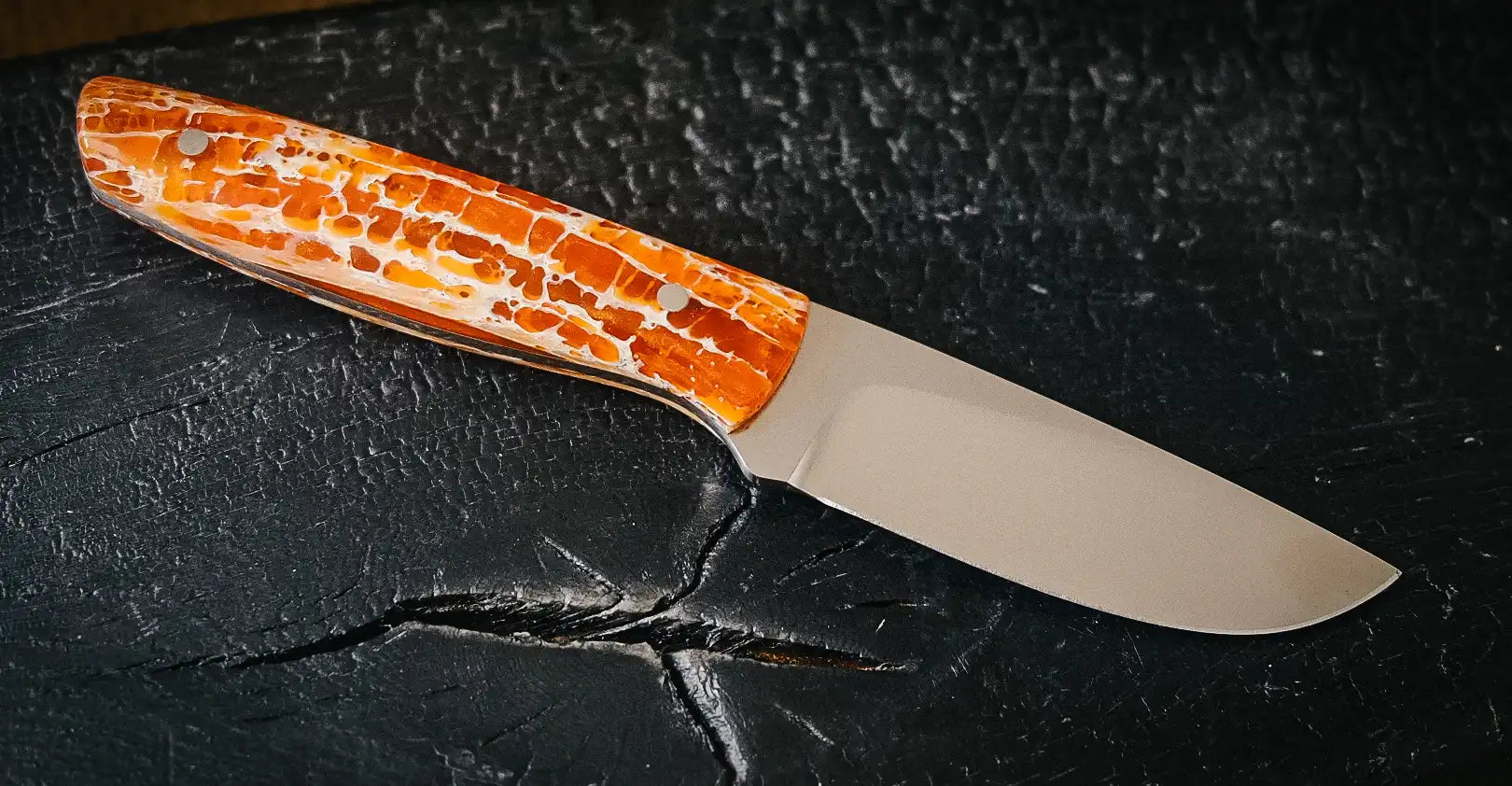 Arno Bernard Knives Wildebeest Kudu Orange