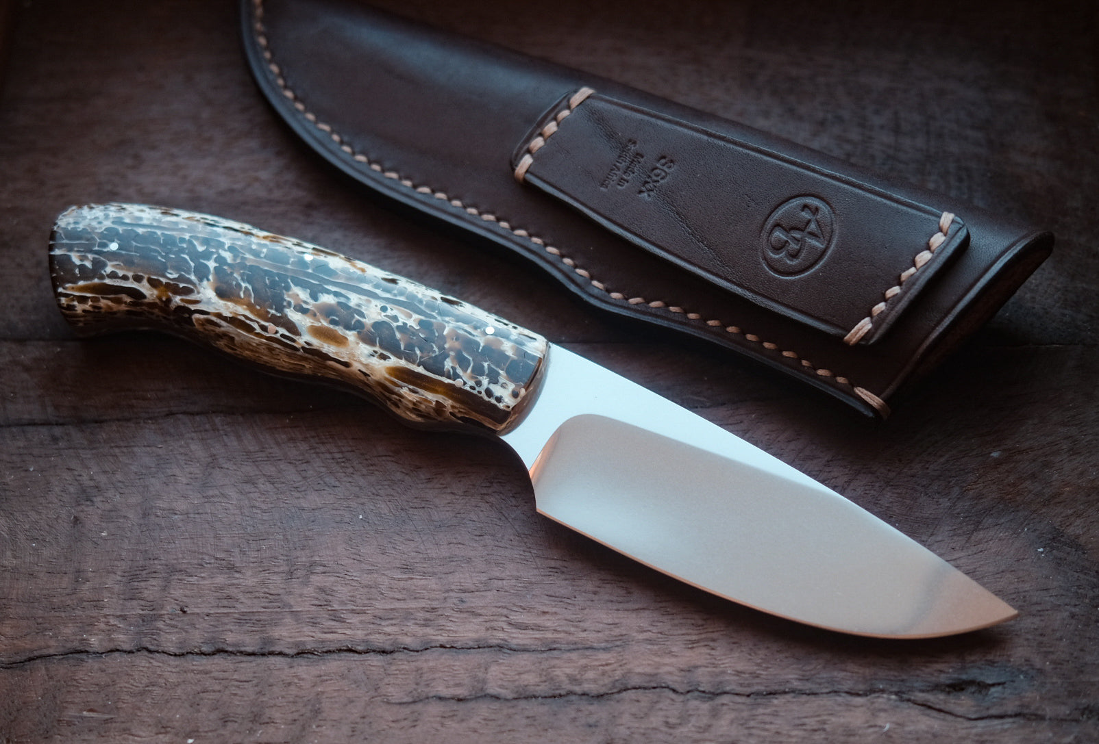 Arno Bernard Knives Zebra mit Kudu-Knochen (braun)
