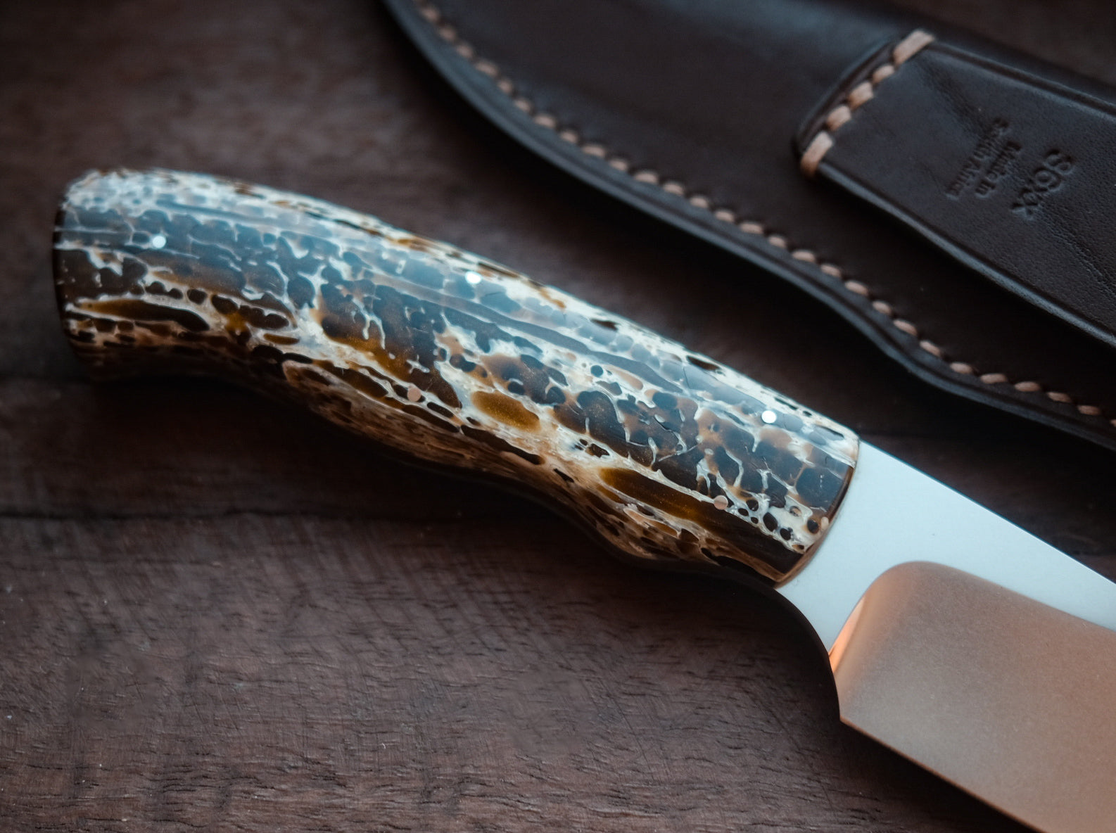 Arno Bernard Knives Zebra mit Kudu-Knochen (braun)