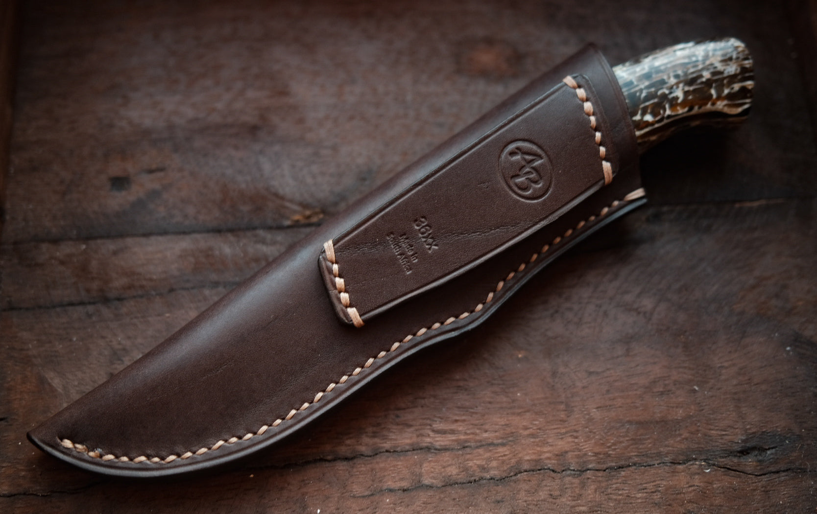 Arno Bernard Knives Zebra mit Kudu-Knochen (braun)