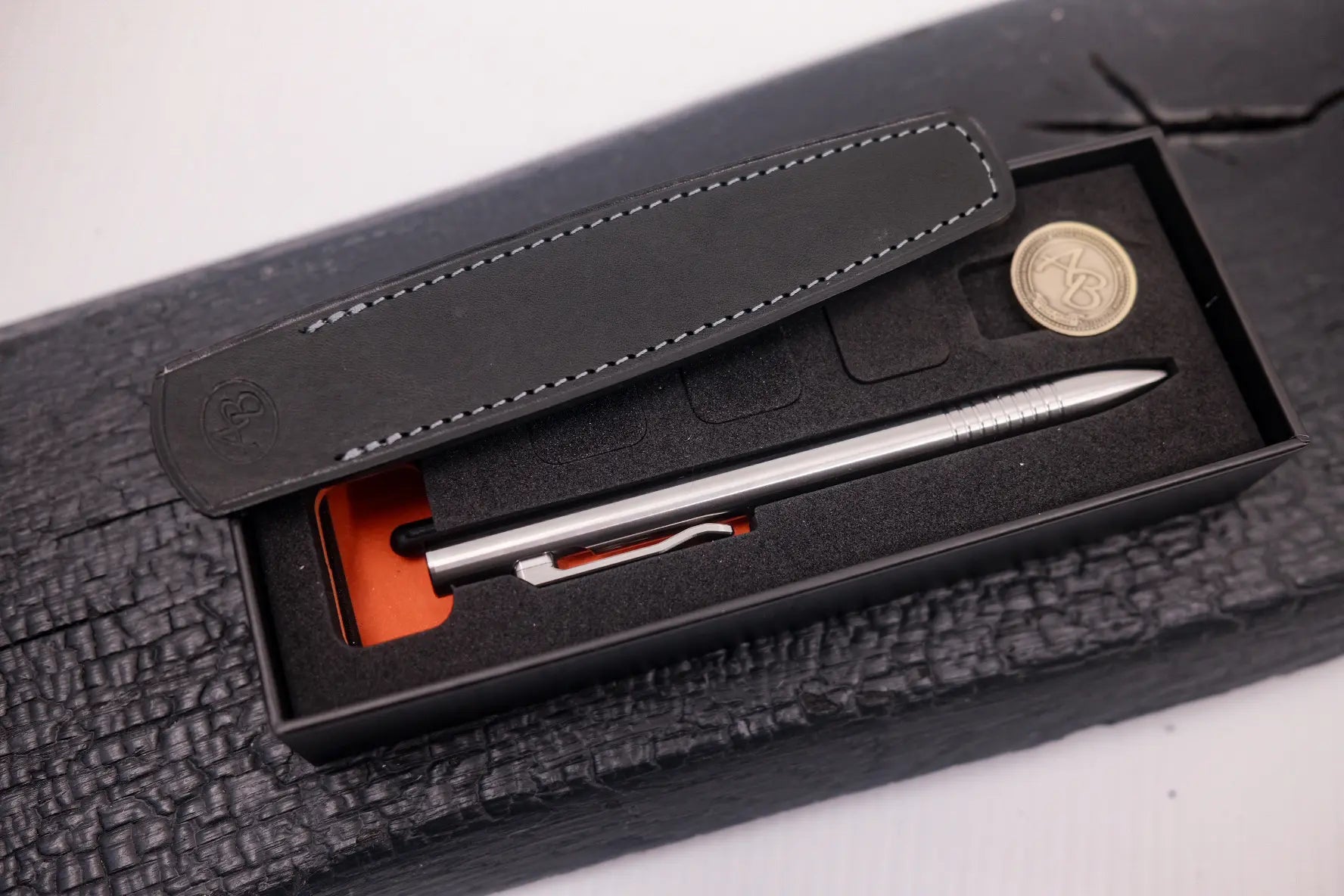 Arno Bernard Knives Pen Titanium