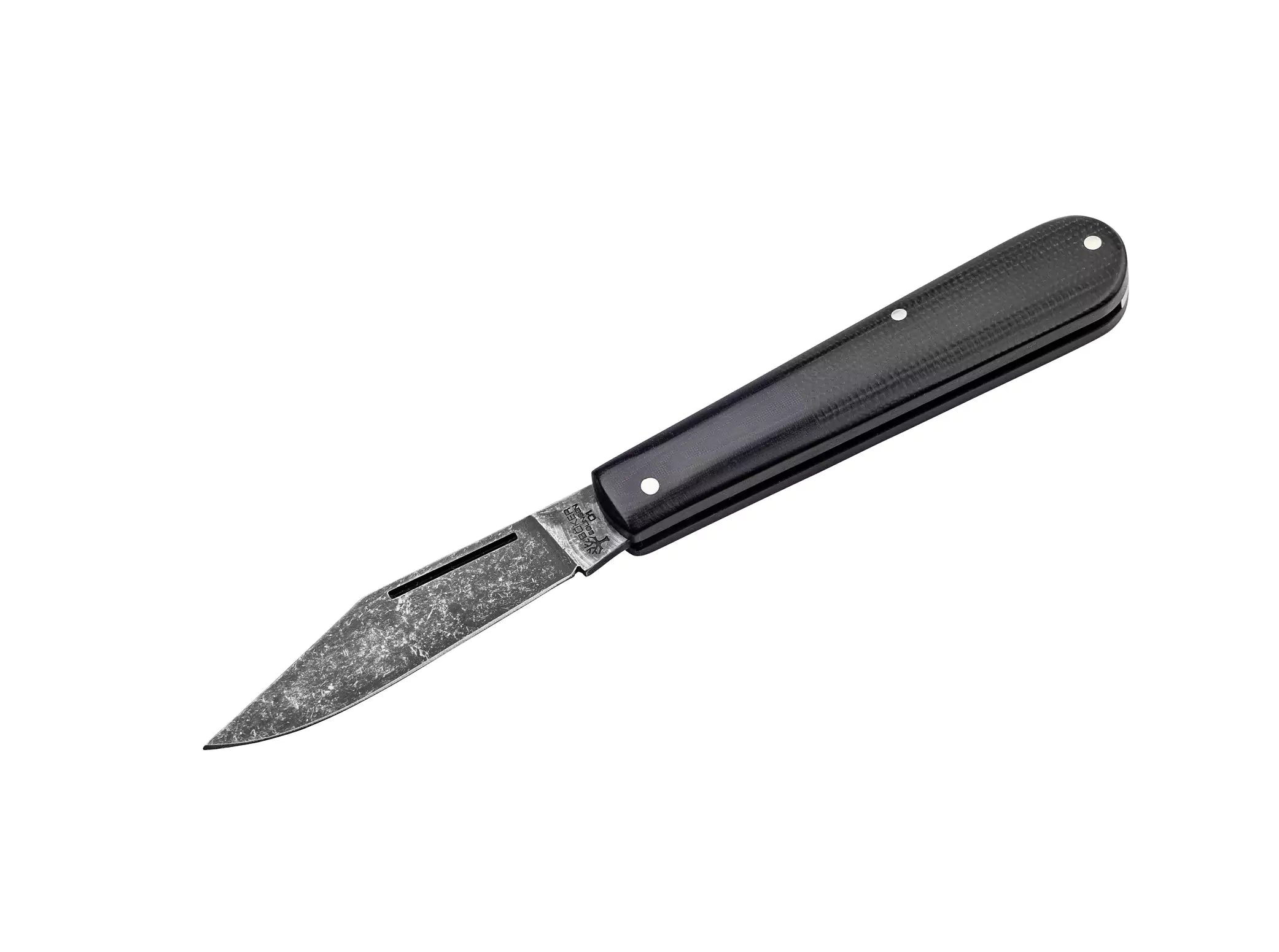 Böker Barlow Integral Canvas Micarta Schwarz