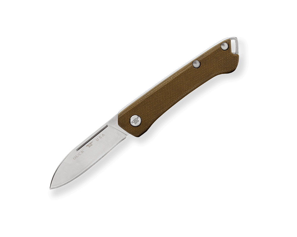 Buck 250 Saunter Drop Point O.D. Green