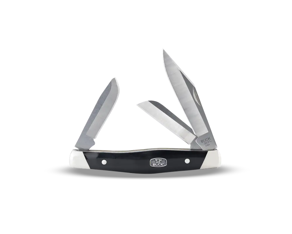 Buck 301 Stockman® Knife - Synthetic Handle Black