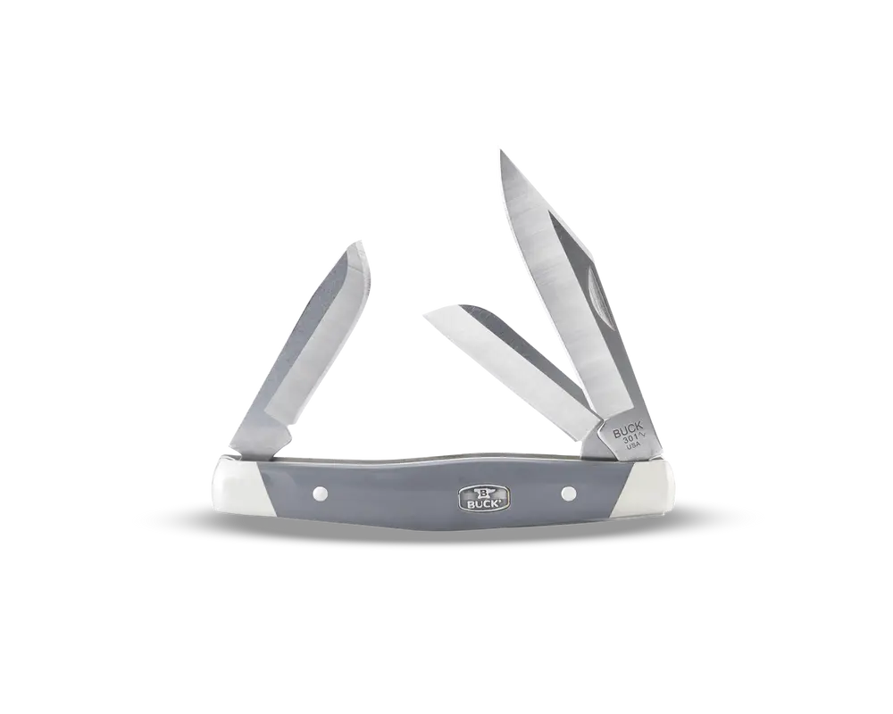 Buck 301 Stockman® Knife - Synthetic Handle Grey