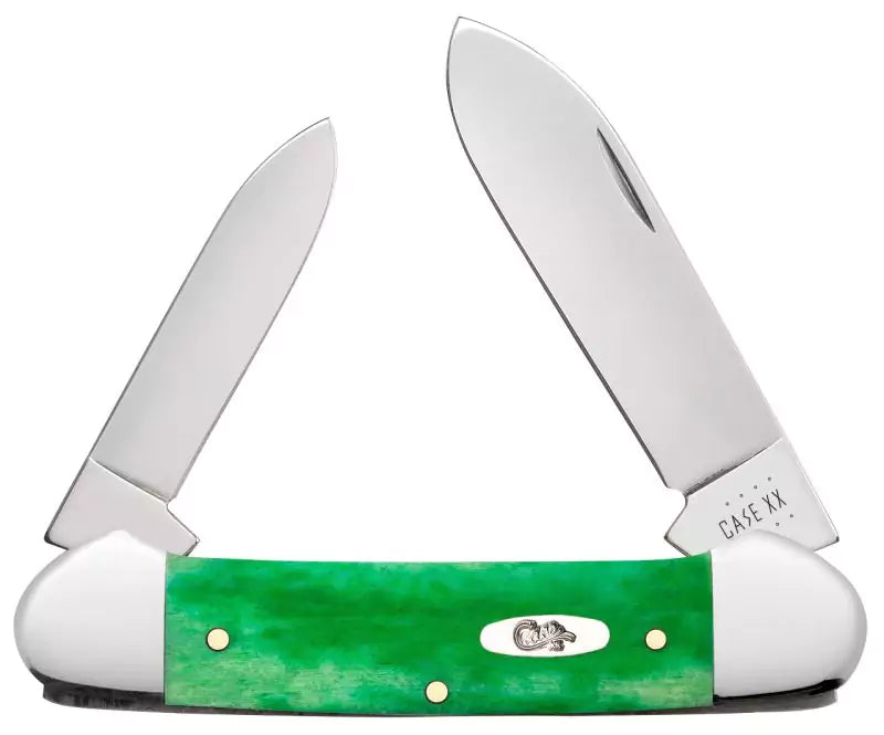 Case SS Brilliant Green Bone Canoe
