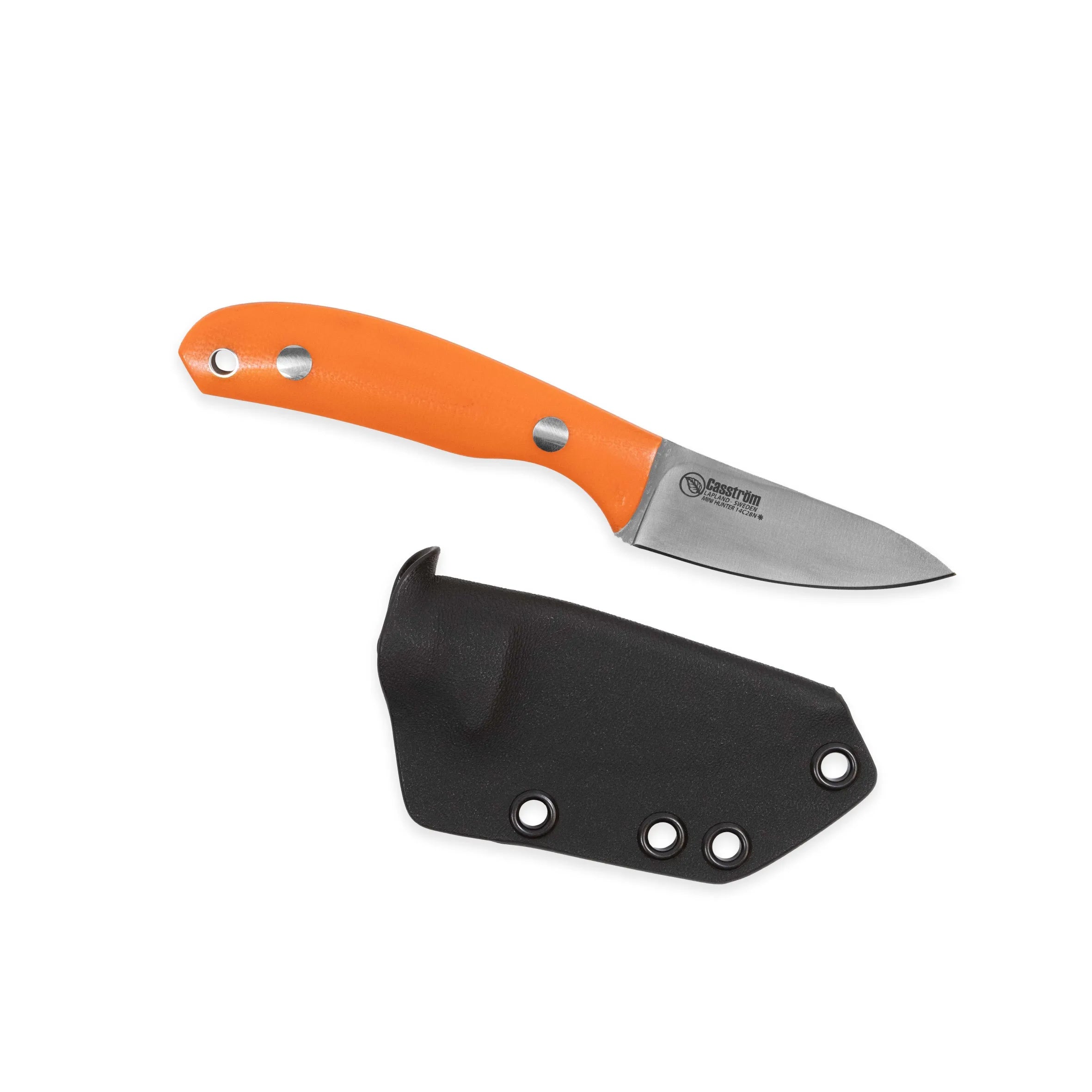 Casström Safari Mini Hunter, Orange G10, Kydex