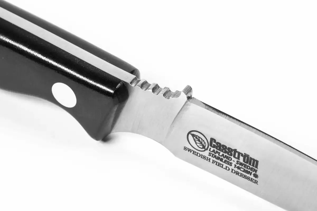 Casström Swedish Field Dresser, Schwarzes Micarta, Kydex