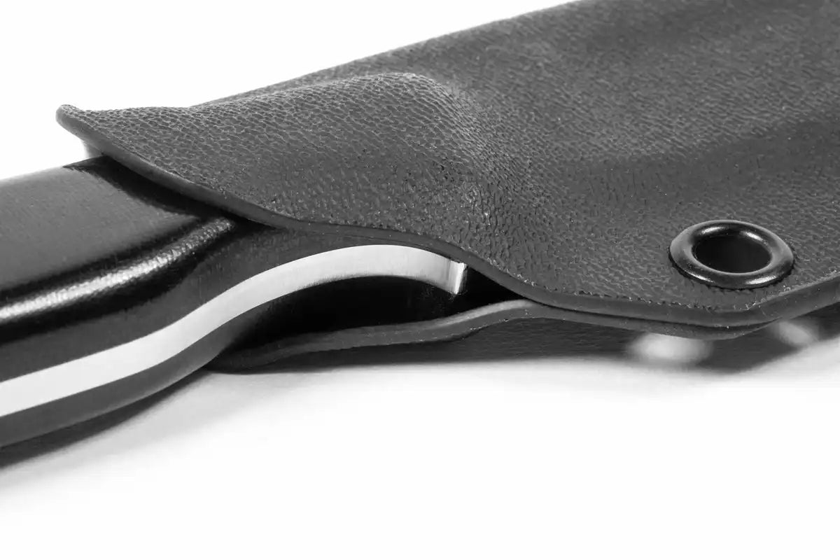 Casström Swedish Field Dresser, Schwarzes Micarta, Kydex