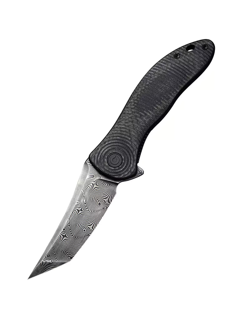 CIVIVI Synergy 3 Damascus G10 CF Black Tanto