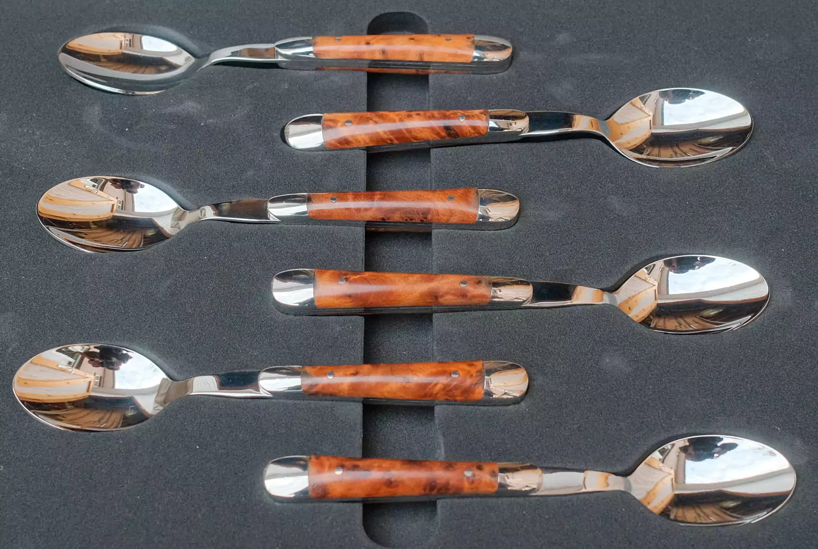 Forge De Laguiole Kaffeelöffel, Thuja, 6er-Set