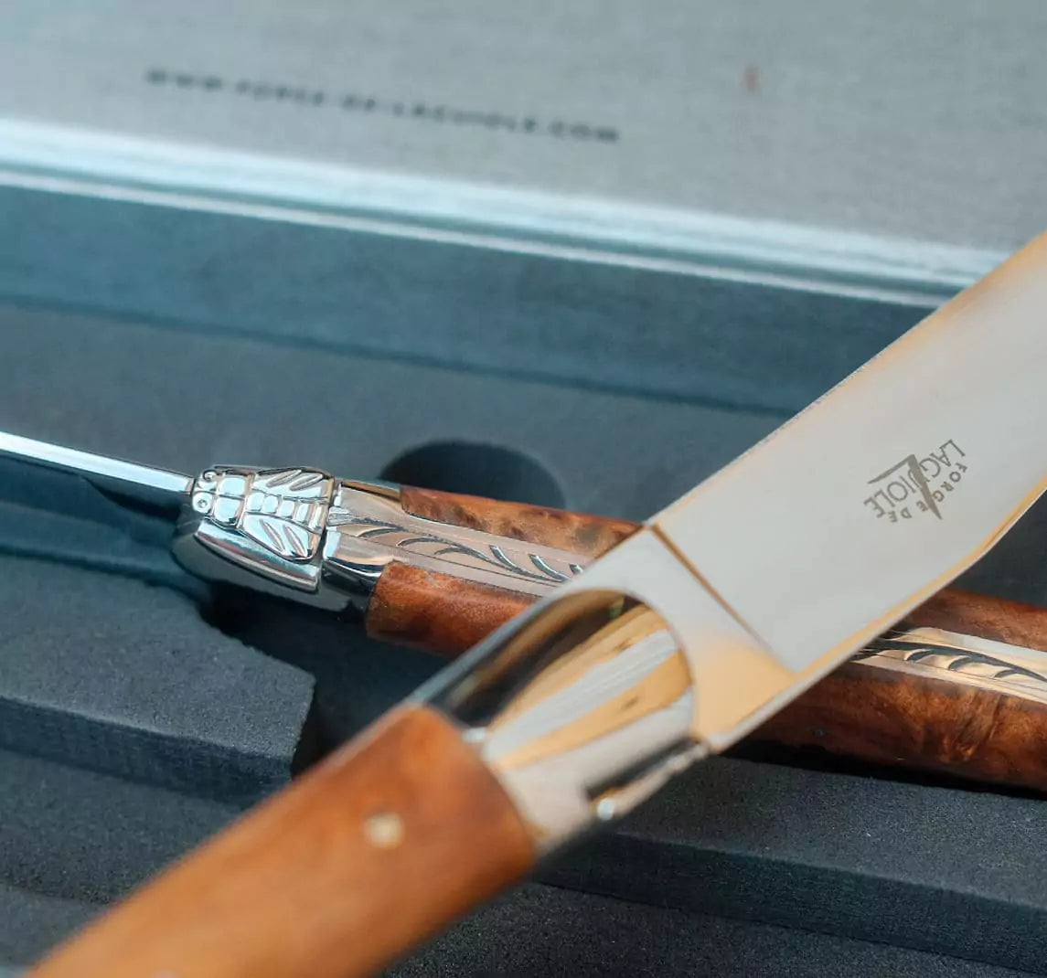 Forge De Laguiole Tafelmesser, Thuja, 6er Set
