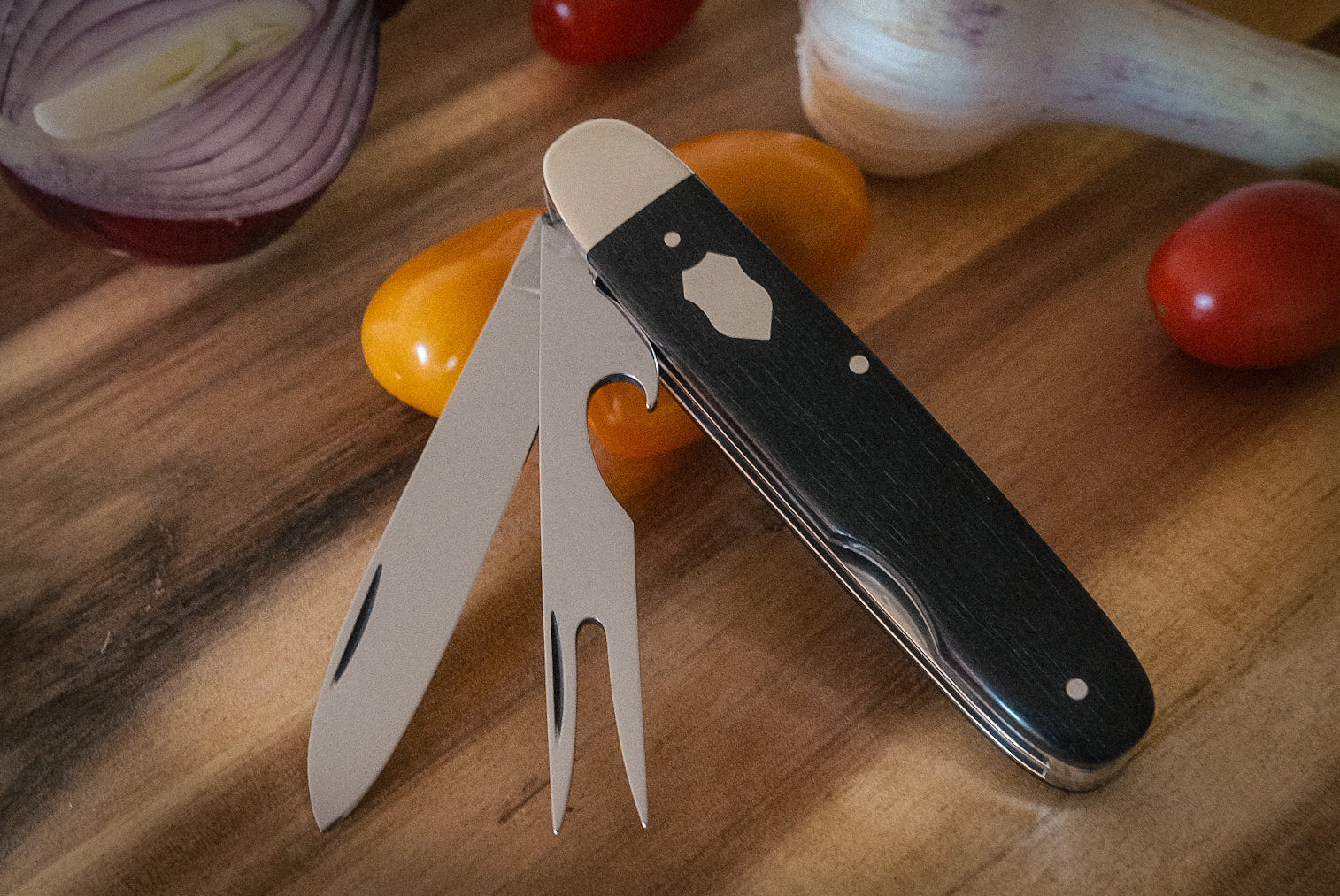 Hartkopf Picknickmesser Besteckmesser – Ebenholz