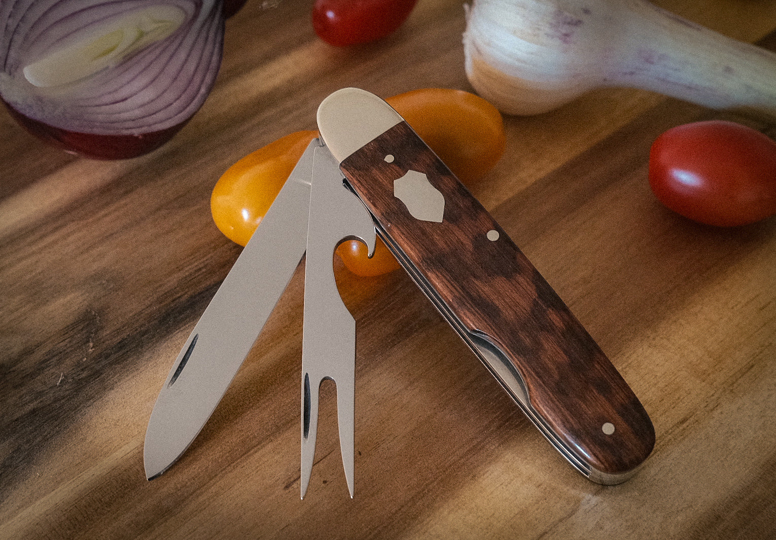 Hartkopf Picknickmesser Besteckmesser – Schlangenholz