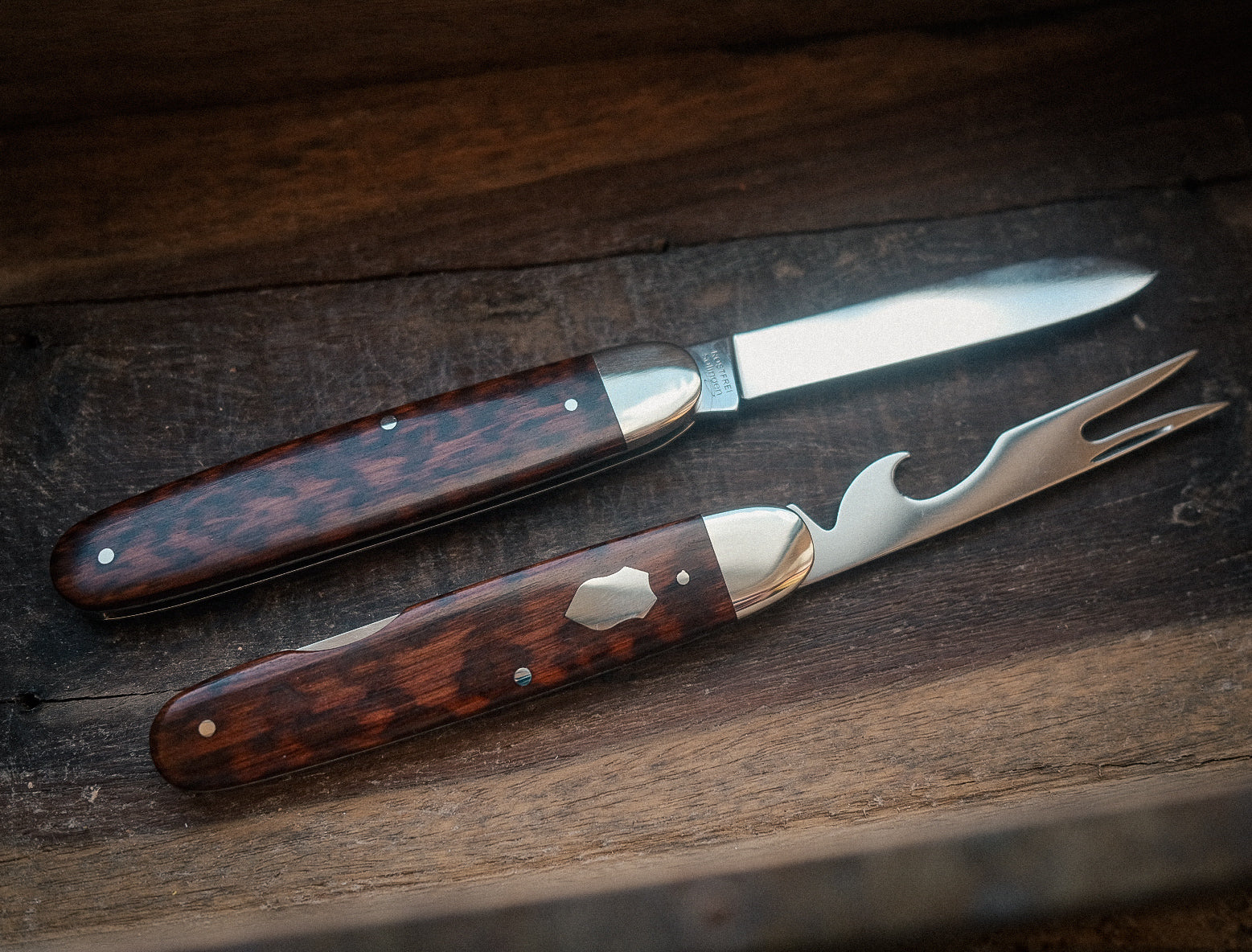 Hartkopf Picnic Knife Cutlery Knife - Snakewood