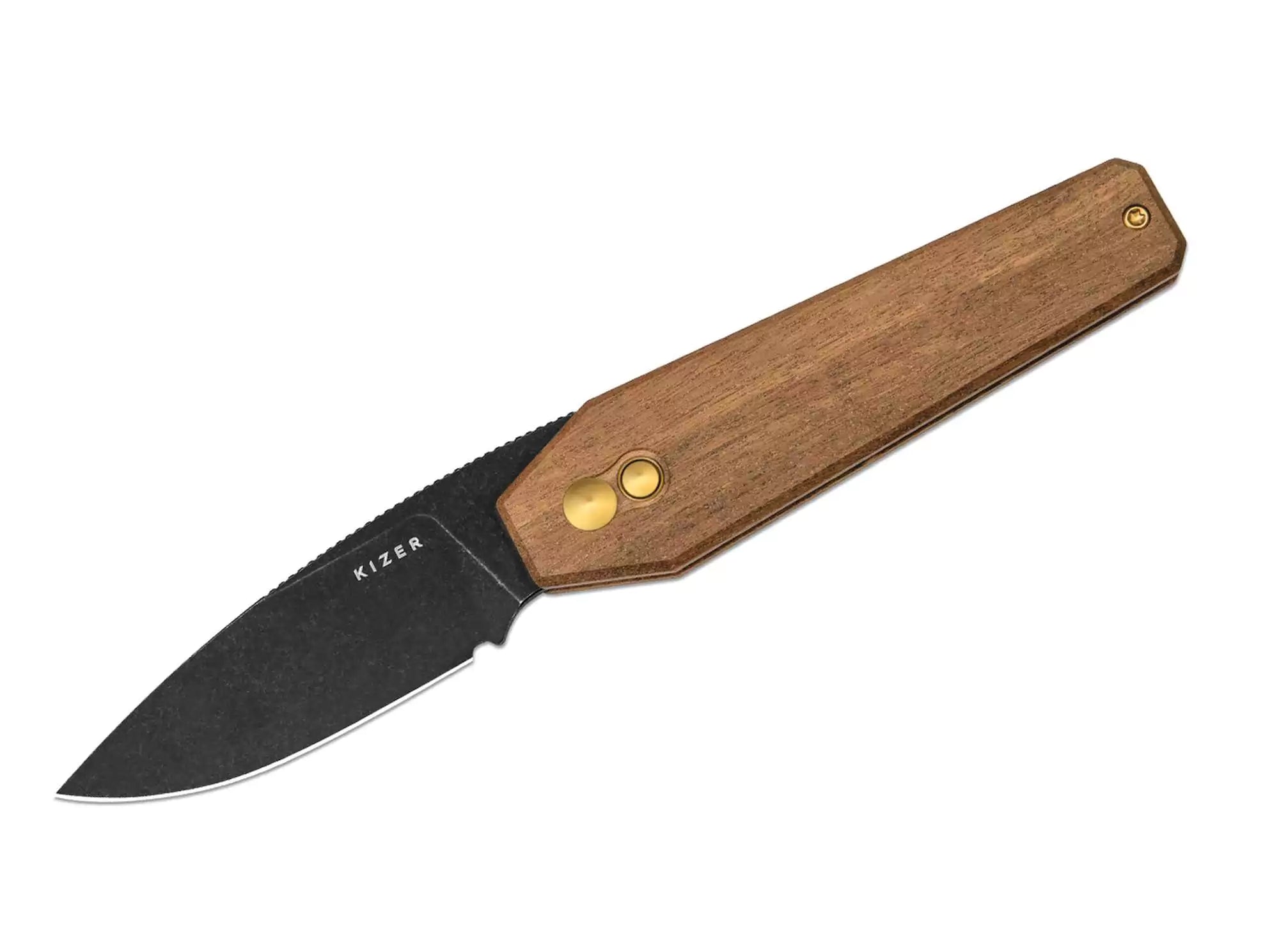 Kizer Tomb Nitro-V Black Stonewash Mkuruti Wood