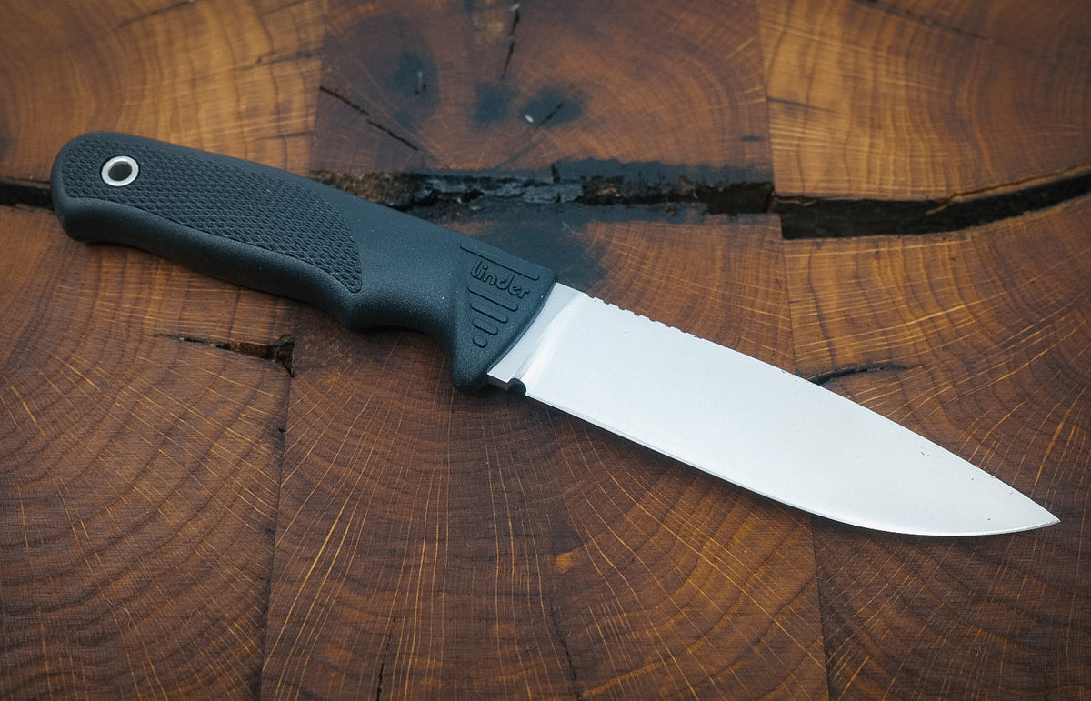 Linder Wanger Super Edge 6 Drugar ATS 34 Noir Étui Kydex avec Clip