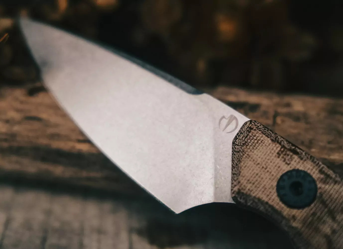 SK09 Micarta braun – 14C28 mit Kydex-Scheide