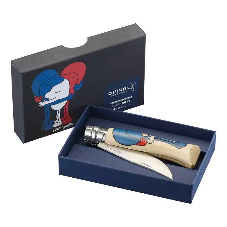 Opinel No 08, rostfrei, Edition FRANCE ! Jeremyville