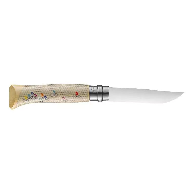 Opinel No 08 Tour de France, Buche, Sublimationsdruck
