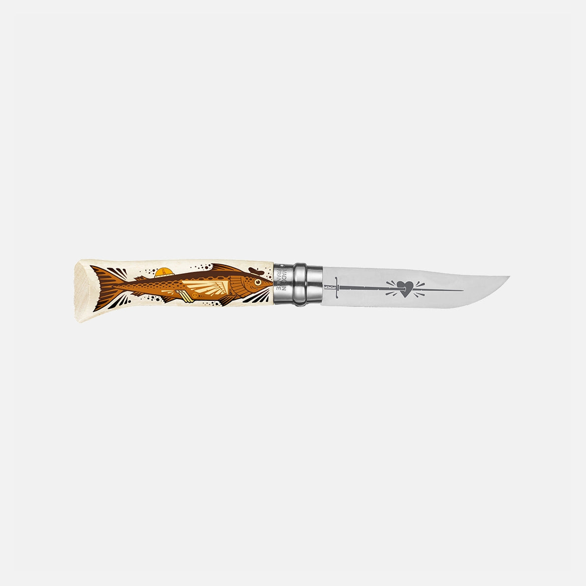 Opinel No 08 Jeremy Fish The Swordfisherman