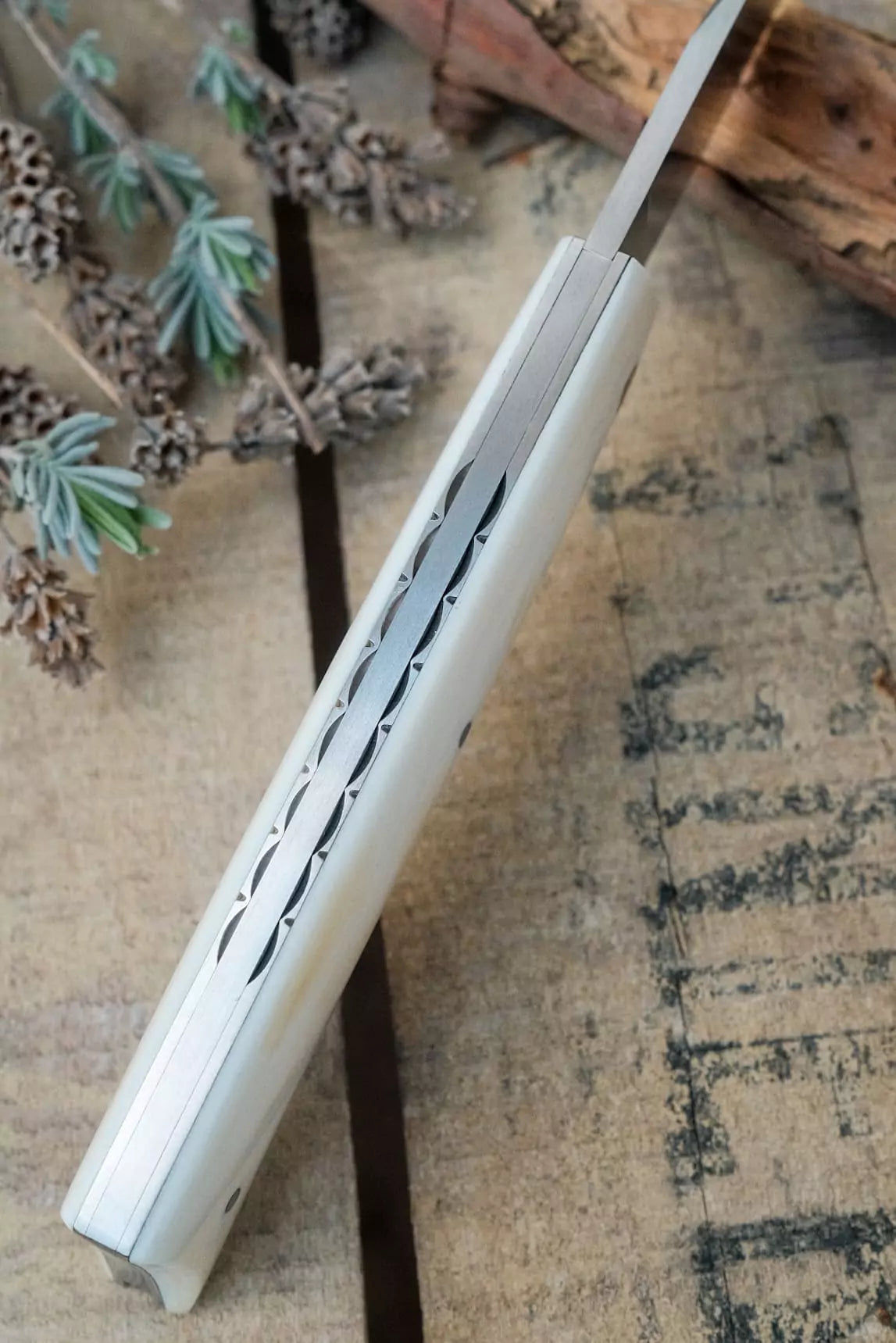 PassionFrance Alpin Büffelknochen, RWL34, verzierte Platinen
