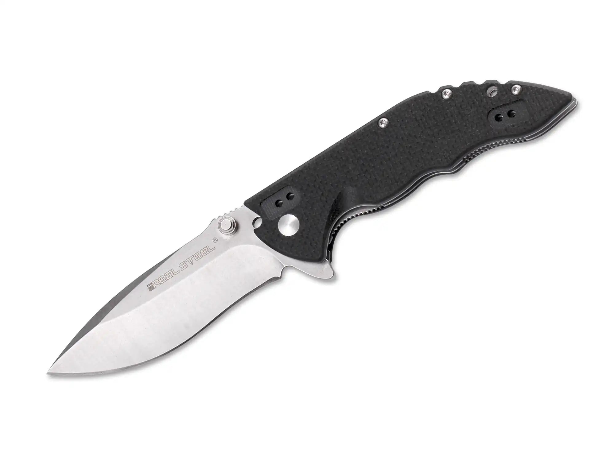 Real Steel E77 G10 noir, satiné