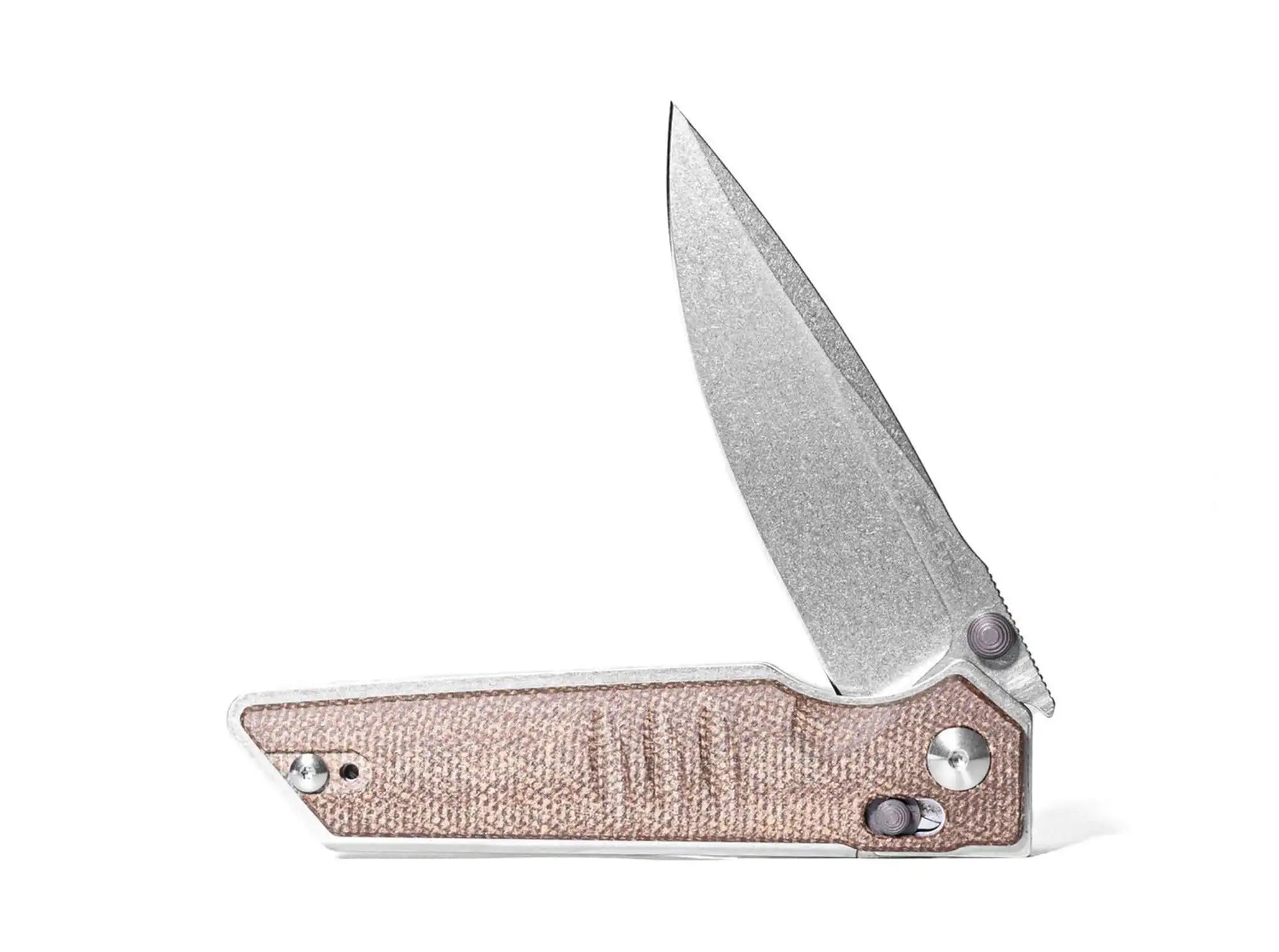 Real Steel Sacra Micarta Naturel