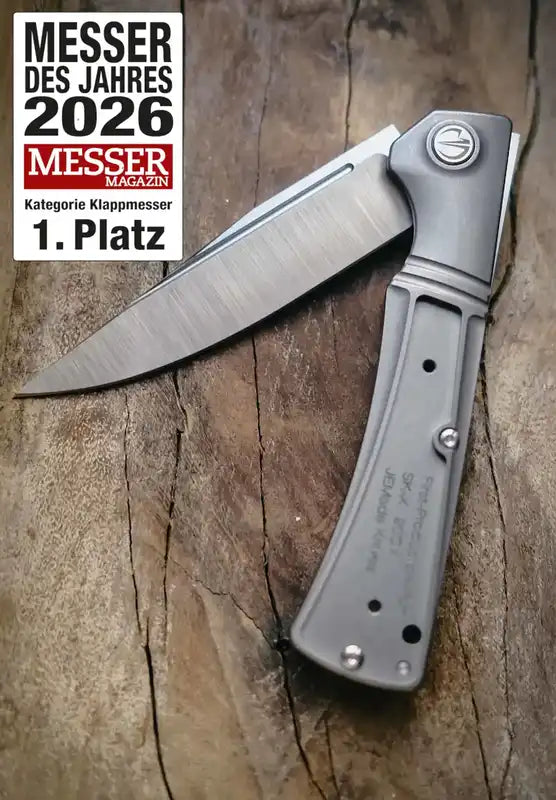 SK-X Slipjoint, CPM20CV, satin finish Inlay Version (ohne Inlay!), Hohlschliff X-012