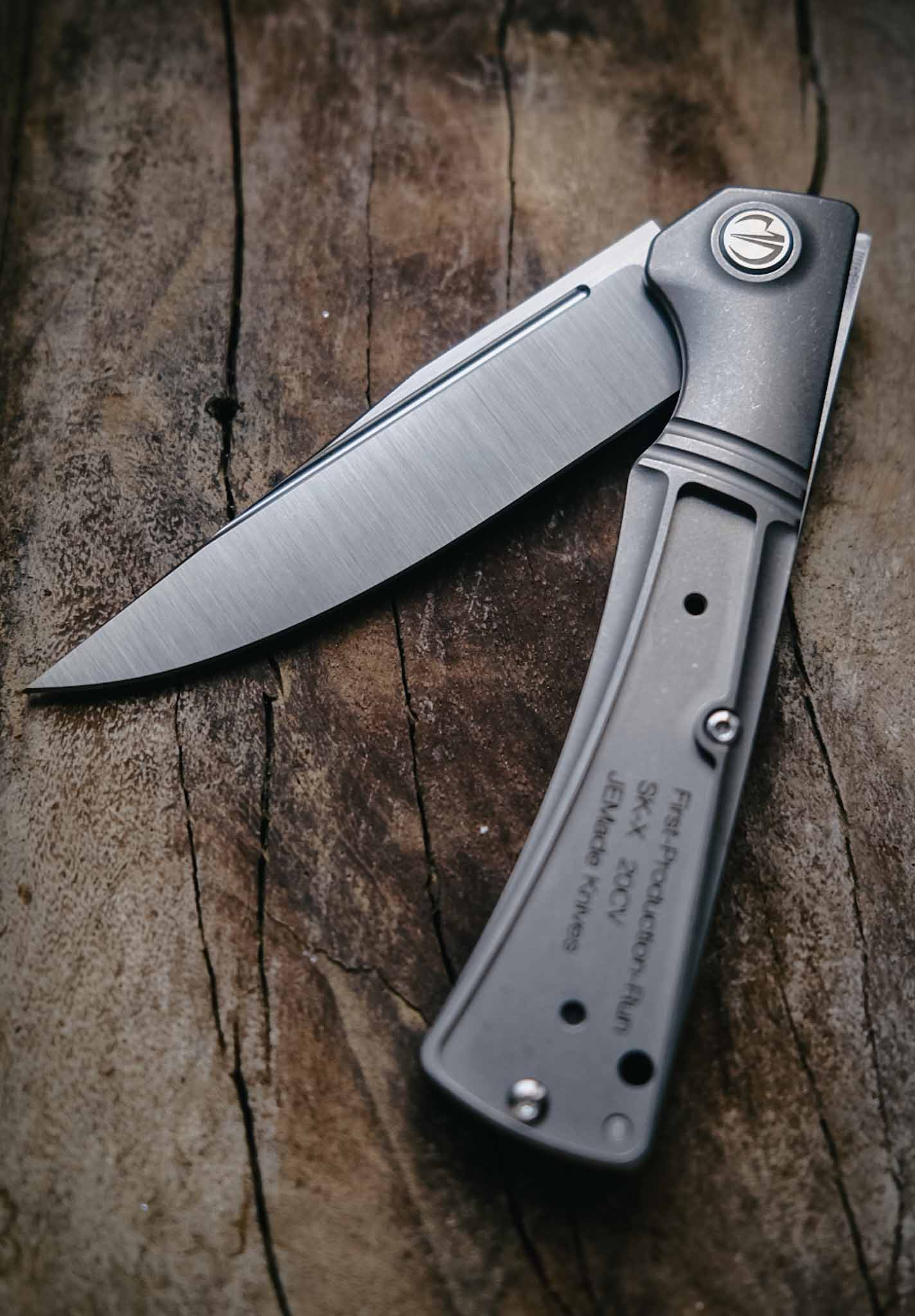 SK-X Slipjoint, CPM20CV, satin, Inlay Version ohne Inlay, Flachschliff