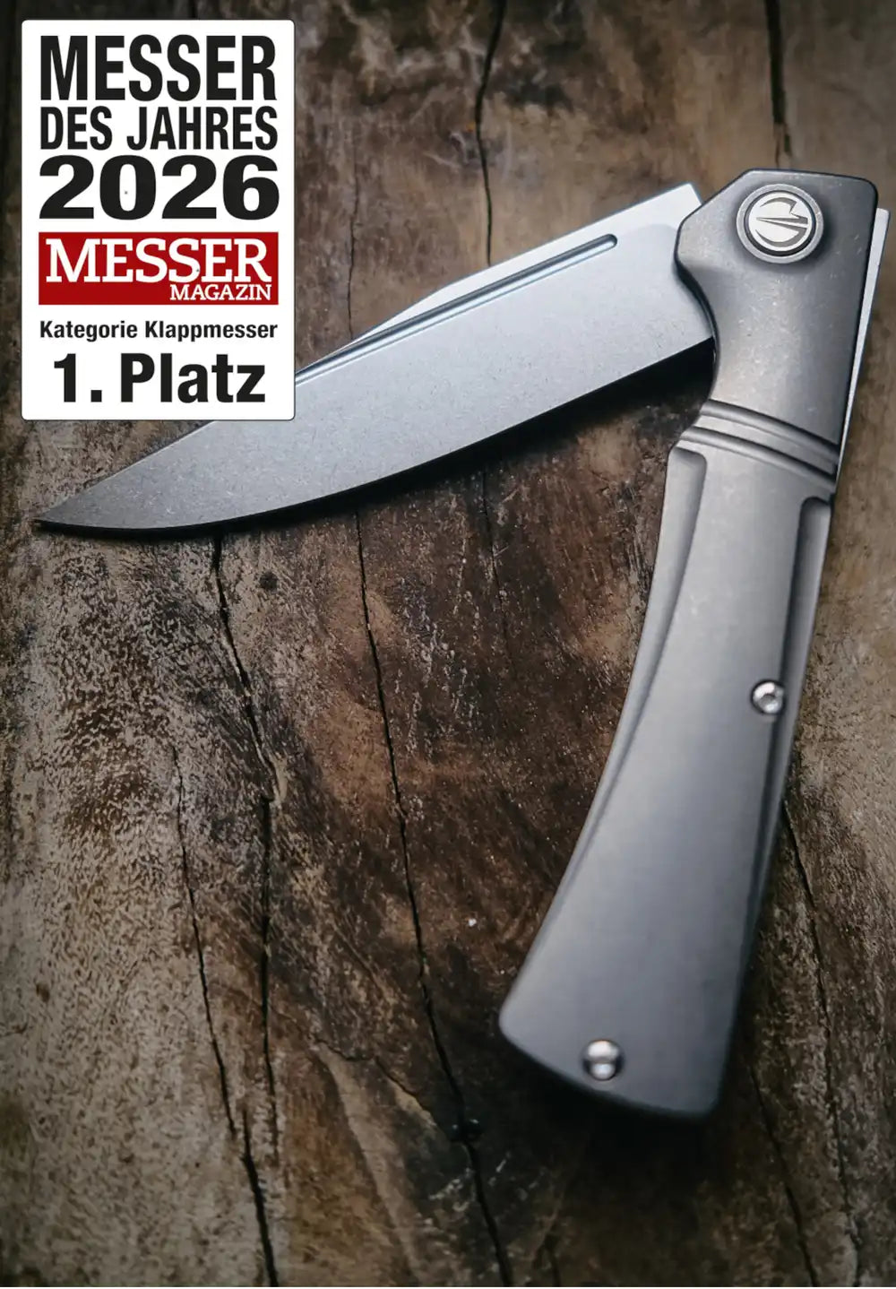 SK-X Slipjoint, CPM20CV stonewashed Titan, Flachschliff X-001