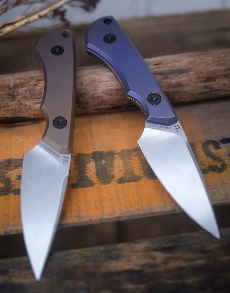 SK09 Titan Bronze Anodisiert – 14C28 mit Kydex-Scheide