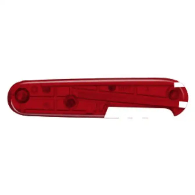Victorinox scale, back, 91 mm, red transparent, ballpoint pen