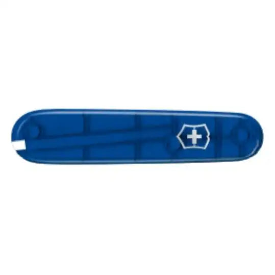 Victorinox Scale, front, 84 mm, blue transparent