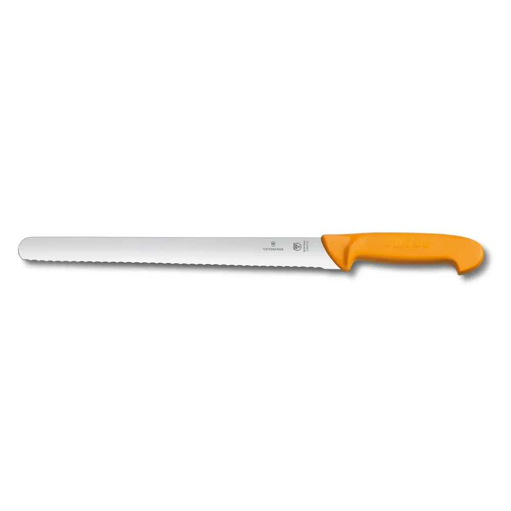 Victorinox Swibo, Granton Edge Slicer, 30 cm, Serrated Edge