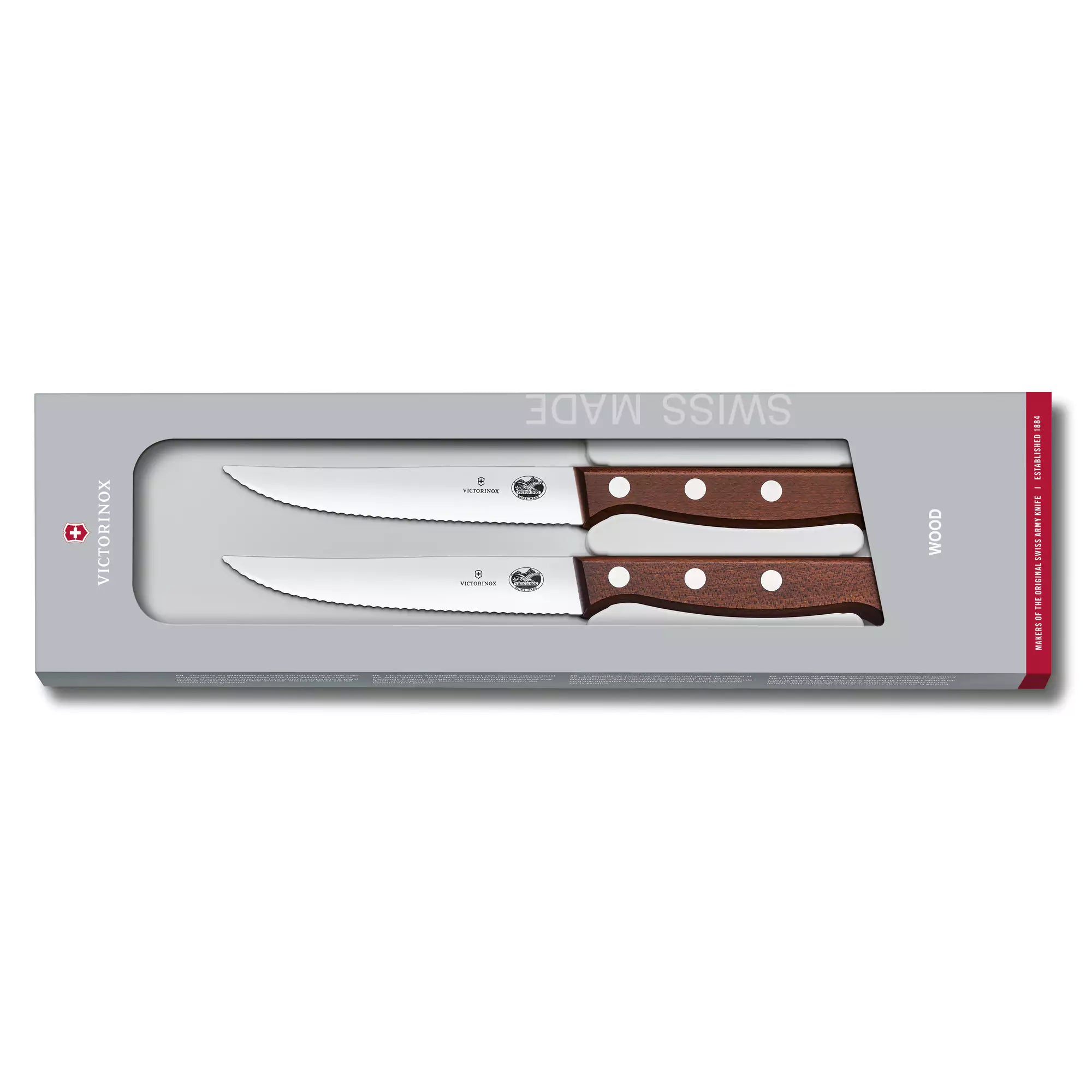 Victorinox Wood Steak- und Pizzamesser-Sets