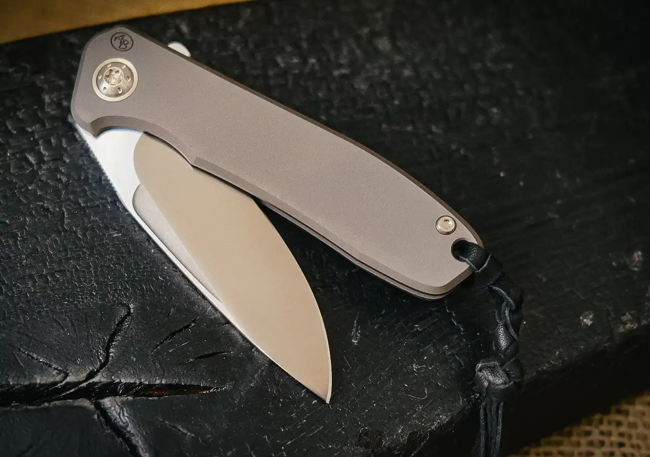 Arno Bernard Knives iMamba Solid Titanium (Flipper, Kugellager, Fuller, Spiegelpoliert)